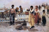 Frank Duveneck - Water Carriers Venice